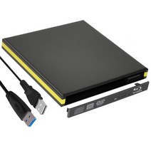 블루레이 플레이어 ODD 외부 외장형 외장 CD/DVD RW 블루 레이 인클로저 USB 3.0 케이스 드라이버 없음 노, 02 B Shape 12.7MM