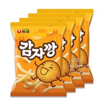 농심 감자깡75g 4입 인기과자 스낵 간식 옛날과자, 단품