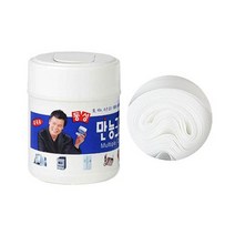 티슈 찌든때 기름때 사무실 자동차 청소 크리너 60매, 1