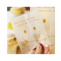 다하임 스마일 반투명 쿠키봉투 (실링식) 대-100매내외 (120*140)