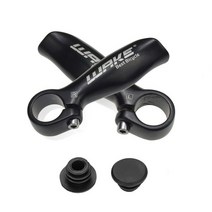 자전거손잡이 자전거이너바 보조손잡이 보조핸들 Jumpfish 웨이크 1 쌍 산악 바 엔드 바 mtb 바 엔드 내마모성 바 커버 사이클링 액세서리, 검정