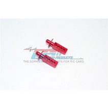 2 개/대 GPM TRAXXAS 116 미니 E-REVO/미니 슬래시 합금 프론트 바디 포스트-ERV201F RC 자동차 부품 금속 완구, [04] Black