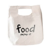 엘엘리빙 영문 레터링 보냉 보온 쿨러백 도시락 가방 에코백 베이지