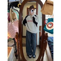 HOUZHOU Y2K 빈티지 그레이 스웨터 여성 힙합 레트로 스트리트 웨어 긴 소매 후드 하라주쿠 Kpop 패치 워크 레터탑