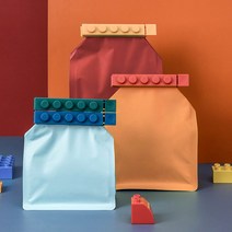 신선유지 밀봉 블럭 클립 4P - 쿠킹클립 밀봉집게 씰링집게