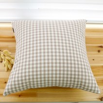 멜란 워싱 면 쿠션 커버 (3 size)