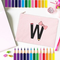 드로잉 일러스트 케이스 보관 교사 선물 개인 연필 케이스 초급 펜 가방 파우치 화장품 학교 사무실 문구, 16 W18315-TBPK-D