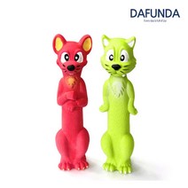 펫모닝 PMD-175 라텍스토이 고양이&쥐 강아지장난감(랜덤발송), 1