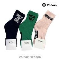 볼빅 남녀공용 슬로건 중목 파일양말 VMAOM951, 여성용(S), 네이비