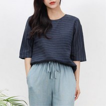 자연스런핏 면린네 린넨여자라운드반팔티셔츠 질좋은기본티 데일리스타일 여성라운드티여성티 베이직스타일
