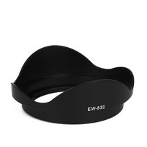 카메라 렌즈 후드 캐논 ef 10 22mm 16 35mm 17 40mm ew 83e ew83e 총검 마운트 플라워 커버, 없음