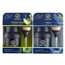 불스원 그라스 디퓨저 블루 아쿠아 100ml 1개 + 시칠리안라임 1개