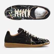 기타 [명품]남성 메종마르지엘라 22SS 페인팅 블랙 독일군 S57WS0240 P1892 ..