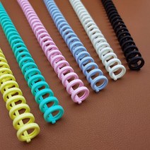 오피스존 제본 바인더링 30공 10mm 1개 분홍, 단품