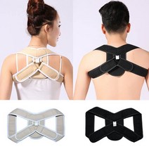 어깨교정 밴드 추천 벨트 교정기 거북목 교정, LD-077어깨교정밴드, 블랙, LD-077어깨교정밴드_블랙_S