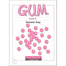 G.U.M. Level D : Answer Key, Zaner-Bloser