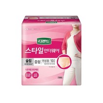 [P1M] 디펜드 스타일 언더웨어슬림 중형 여성용 10입 / 성인기저귀 성인용 기저귀 생리대 여성용품 요실금 요양원 ( P1M / 632594EA ), 1, 본상품선택