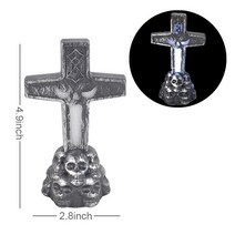 두개골 모형할로윈 정원 장식 해골 발 무덤 묘비 RIP 편지 유령의 집 파티 용품, 28 1pcs Tombstone F