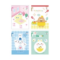 펜피아 초등 8칸 국어 공책 10권 세트 초등노트, 여아용