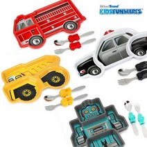 키즈펀웨어 유아식판/킨더빌 실리콘 흡착식판/어린이식판/어린이집식판/소방차식판/자동차식판/유아식기, 상세설명 참조, 킨더빌 공룡흡착식판(그레이)