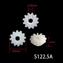 베벨기어 S162a s163a s122.5a 피니언 11.2mm 9mm 직경 16t 12 치아 원추형 10 개몫, s163a x 10개