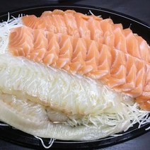 없음 연어광어세트 생연어 대광어 연어회 광어회 매운탕 바다사나이, 1개, 연어 1kg + 광어 1kg