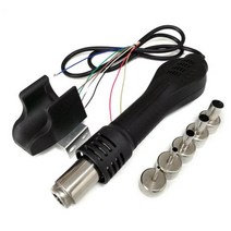 열풍기 히팅건 가열총 공업용 드라이기 열 총 뜨거운 공기 헤어 드라이어 납땜 헤어 드라이어 건 핸들 858 858d 8858 8586 878 bga rework 솔더 스테이션, A