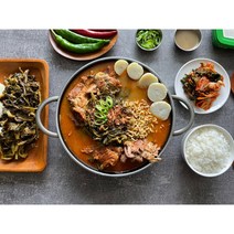 백본 뼈다귀 우거지 감자탕 뼈 해장국 돼지등뼈 캠핑용 밀키트, 추가상품: 시레기 200g