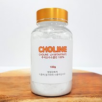 이온유통 식품첨가물 분말형 주석산수소콜린 100g