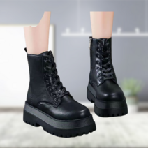 여성용 워커 송편 통굽 7cm 1091S3