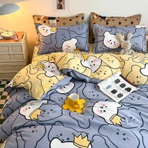 캐릭터 침구세트 이불+매트+베개커버+2