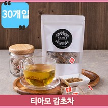 티아모 감초차 삼각티백 30개입 소량포장 간편하게즐기는 순수감초 마시는차