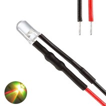 발광다이오드 LED 라운드 와이어 12v 3파이 10개, (12V_3파이_와이어_라운드)느린변환