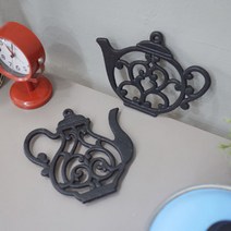 엔틱 주물 단조 냄비받침 6 Type 주방 인테리어 소품 디자인 아이디어 상품, 잉어