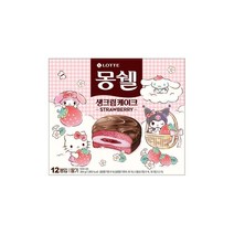 롯데 몽쉘 딸기 스트로베리 384g (사탕증정), 1