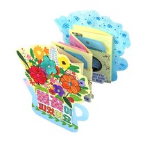 어린이 유아 북아트 미술 카드놀이 봄꽃 교구 교재 아코디언북 집순이취미