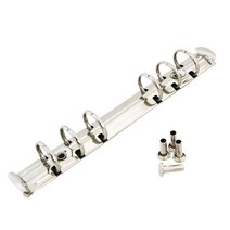 6공 시스템 다이어리 바인더 링장식 19R 실버, 단품