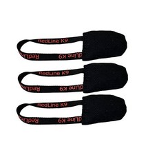REDLINE K9 913461 프렌치 리넨 3개 번들 7.6cm x 10.2cm3인치 4인치 핸들 포켓 터그 장난감 1개 레드라인
