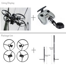 DJI FPV 콤보 프로펠러 보호용 드론 가드 Anti-collision 통합 커버 소품 액세서리, 07 Set B