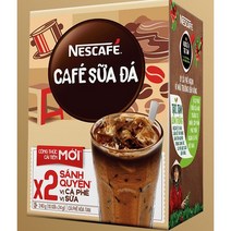 Nescafe Ca phe Sua da 3 in 1 네스카페 카페쓰어다 연유커피 우유커피, 10개, 200g