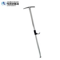 덕진 2단 접이식 약초 지팡이 등산괭이 약초괭이 곡괭이 (1EA), 1개