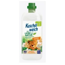 Kuschelweich 쿠쉘바이히 폴 더 러브 오브 네이처 패브릭 소프트너 섬유 유연제 배 블라썸 오트 밀크 1L, 1세트