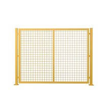 철재담장 철재 울타리 담벼락 휀스 홴스, 2x3미터(네트 1개  기둥 1개)
