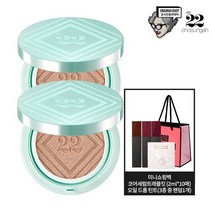 [조성아22] 대왕쿠션 바다앰플 (본품2)+트래블킷+틴트+쇼핑백, 1호(라이트베이지) 본품2, 1호(라이트베이지) 본품2