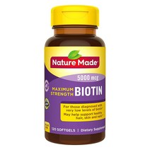 네이처메이드 비오틴 5000mcg 젤리형 120개입 (포장상이), 1팩