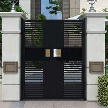 단독주택현관문 전원주택 알루미늄 대문 출입문 합금, 정사각형당 스타일 13, 1개