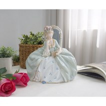 의자 퐁파두르 백작 부인 도자기 인형 HW-55