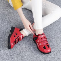 자전거신발 싸이클하 평패달 입문용 운동화겸용, 240, 레드