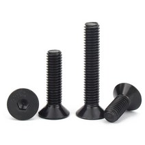 타이어나사 볼트 캡 호환M1.6 M2 M2.5 M3 M4 M5 M6 M8 M10 육각 홀 붙이 평평한 머리 나사 탄소강 볼트 기, 04 M3 (50pcs)_12 25mm