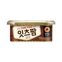 청정원 맛있는밑반찬 잇츠팜 통조림 햄 순돈육 추천 115g 자취 캠핑음식 간단한요리 간편식, 4개